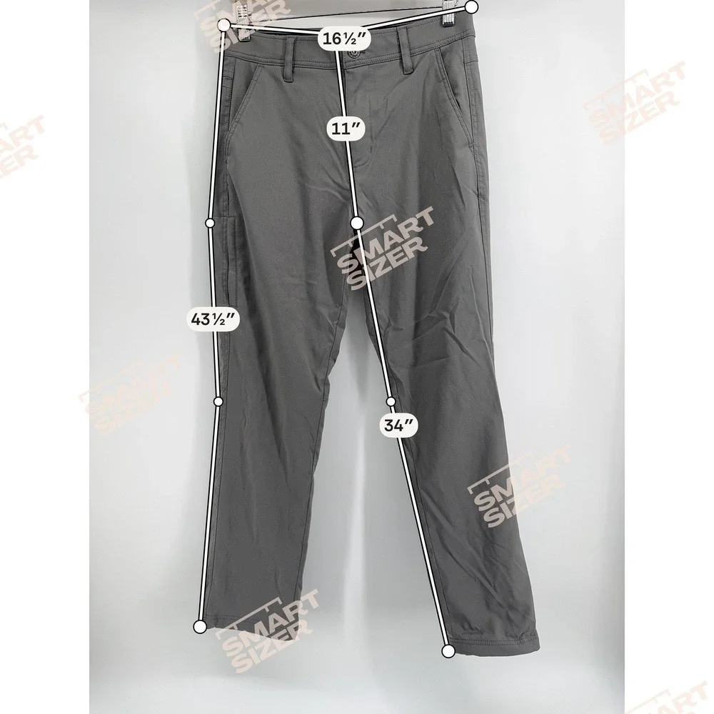 Gerry Snow Pants Mens 30 Gray Softshell Fleece Lined Insulated Ski Outdoor - Picture 2 of 10